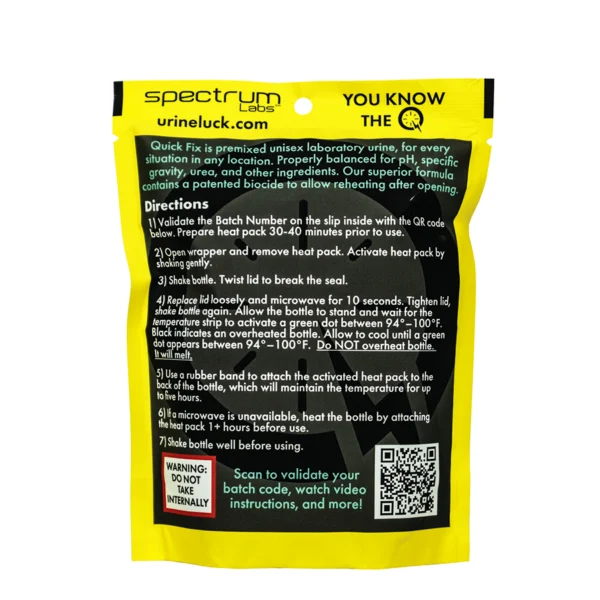 Quick Fix Synthetic Urine 2oz - Image 2
