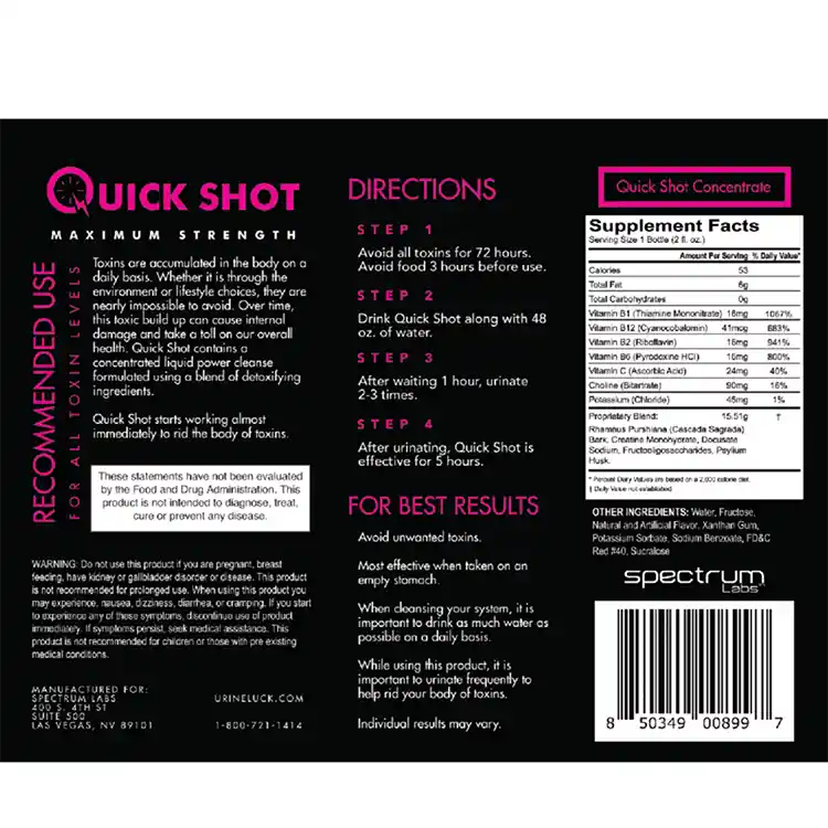 Quick Shot Detox Power Cleanse - Image 3